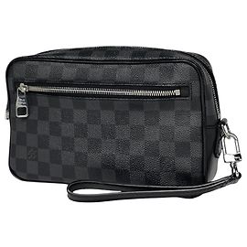 Louis Vuitton Damier Graphite Pochette Kasai Noir