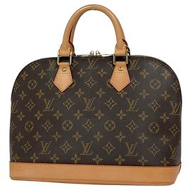 Sac à main Louis Vuitton Alma Marron