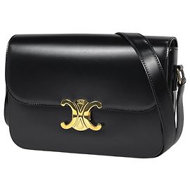 Céline Borsa a tracolla in pelle Celine Triomphe Nero