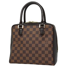 Louis Vuitton Brera Handbag Brown Damier ebene