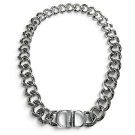 Christian Dior Collar de eslabones CD Icon Dior Homme Plata