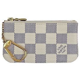 Monedero Louis Vuitton Damier Azur Blanco