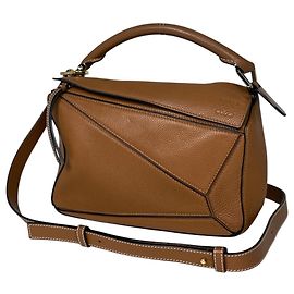 Sac à main Loewe Puzzle Bag Small Marron