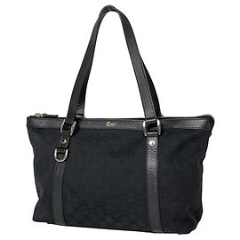 Bolsa de mão Gucci Abbey GG Canvas Outro