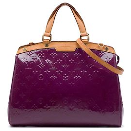 Louis Vuitton Purple Monogram Vernis Brea GM Purple