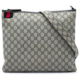 Gucci Beige GG Supreme Web Crossbody Beige