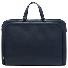 Sac d'affaires Prada Blue Saffiano Bleu Bleu foncé
