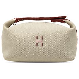 Étui Hermès Beige Small H Plume Bride A Brac Beige