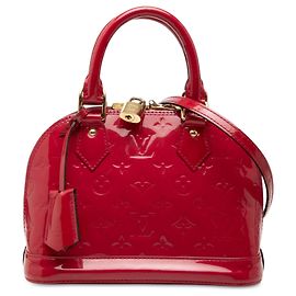 Louis Vuitton Red Monogram Vernis Alma BB Rouge