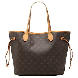 Louis Vuitton Brown Monogram Neverfull MM Brown