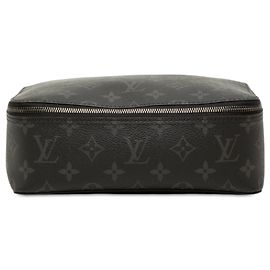 Pochette de toilette GM Louis Vuitton Monogram Eclipse Noir Noir