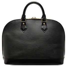 Louis Vuitton Black Epi Alma PM Noir