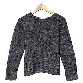 Autre Marque T by Alexander Wang Wool Cashmere Blend Knit Pullover Brown