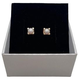 Orecchini Cartier C de Cartier in perle e oro rosa D'oro