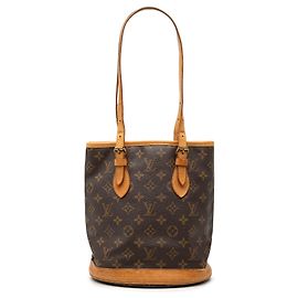 Petit Bucket Monogram Louis Vuitton Marron Marron