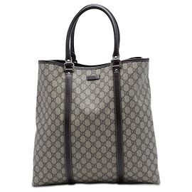 Sac cabas vertical Gucci GG Supreme Joy Beige Beige