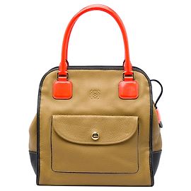 Bolsa LOEWE Anagram Oro em couro tricolor marrom Marrom