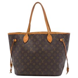 Sac cabas Louis Vuitton Monogram Neverfull MM Marron Marron