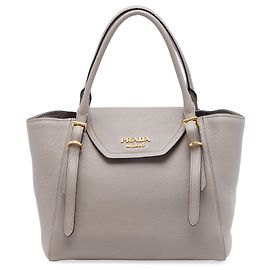 Sac Satchel Prada Vitello Phenix Gris Gris