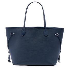 Sac cabas Louis Vuitton Epi Neverfull MM Bleu Bleu
