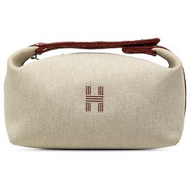 Bolso Vanity Case Hermès Small H Plume Bride A Brac Beige Beige