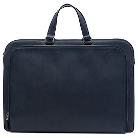 Sac business Prada Saffiano bleu Bleu