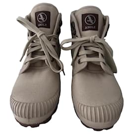 Botas Aigle de lona beige Beige