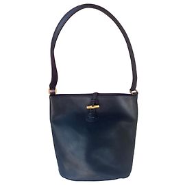 Longchamp Paris Borsa a Secchiello in Pelle Nero