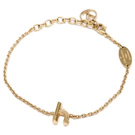Pulseira com pingentes em ouro Louis Vuitton Dourado