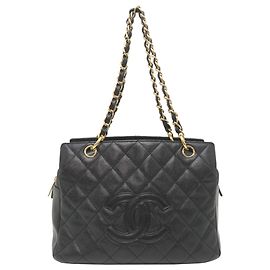 Borsa Tote Chanel Petite Timeless Nero