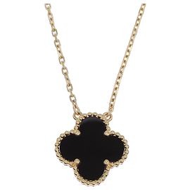 Collana Van Cleef & Arpels Vintage Alhambra Onyx Altro