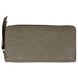 Cartera Larga Louis Vuitton Monogram Empreinte Gris