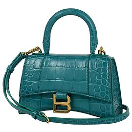 Borsa Balenciaga Hourglass XS Verde