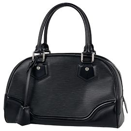 Borsa Louis Vuitton Bowling Montaigne PM Nero