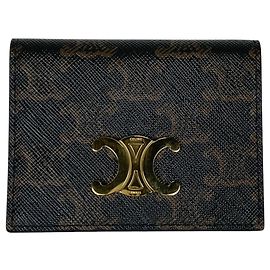 Céline Celine Bifold Triomphe Card Holder Other