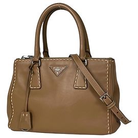 Prada Galleria Handbag Brown