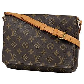 Borsa a tracolla Louis Vuitton Musette Tango Marrone
