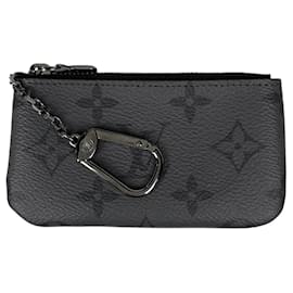 Portamonete da uomo Louis Vuitton in Monogram Eclipse Nero Monogramma