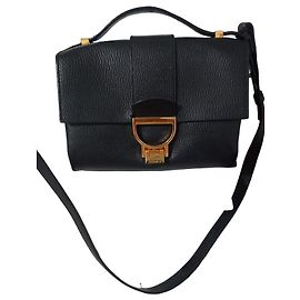 Autre Marque Bolsa Coccinelle em couro preto Preto