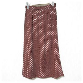 Autre Marque Mila Owen Dot Long Skirt Brown Other