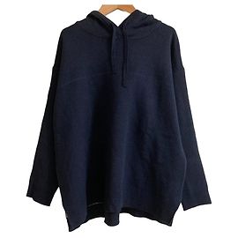 Autre Marque ATSURO TAYAMA Pullover de malha com capuz Azul Outro