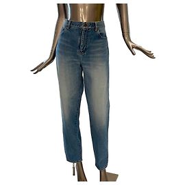 Vaqueros de denim azul Saint Laurent Paris Azul