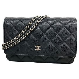 Cartera de hombro con cadena Chanel Matelassé Negro