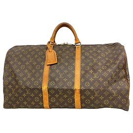 Louis Vuitton Boston Monogram Keepall 60 Marrone