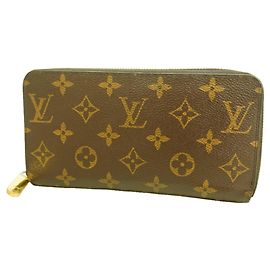 Portafoglio Zippy Monogram Louis Vuitton Marrone