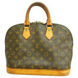 Borsa a mano Louis Vuitton Alma Monogram M51130 Marrone
