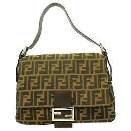Borsa a secchiello Fendi Zucca Mamma Marrone