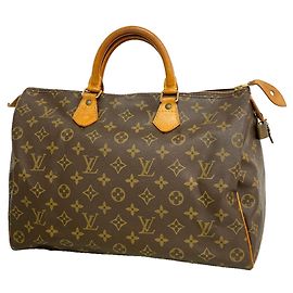 Bolsa Louis Vuitton Monogram Speedy 35 Marrom