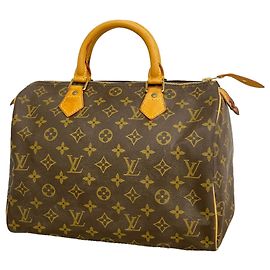 Borsa Louis Vuitton Monogram Speedy 30 Marrone