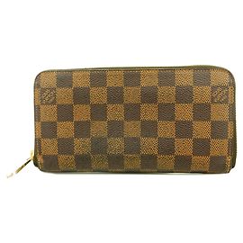 Cartera Louis Vuitton Damier Zippy en Ebene Damier ebene